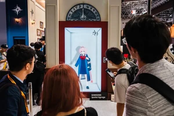삼성전자, 도쿄게임쇼서 무안경 3D ‘스페이셜 사이니지’ 선보여