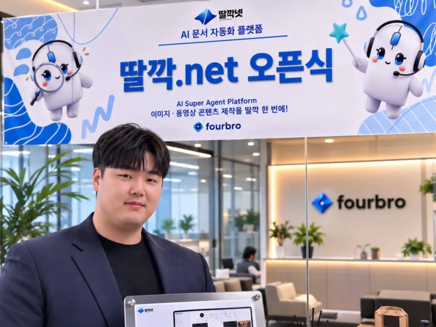 포브로, AI 업무 자동화 플랫폼 ‘딸깍.net’ 정식 오픈