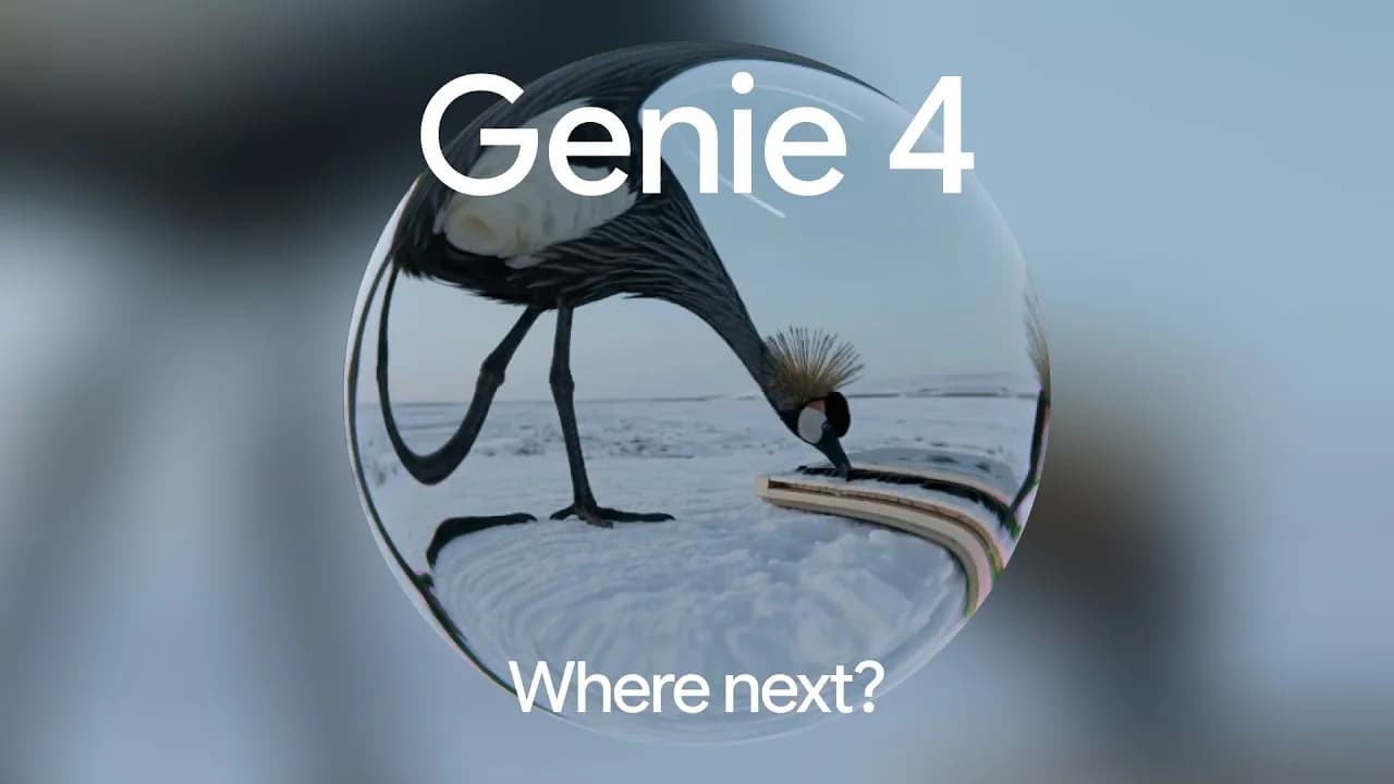 구글 딥마인드, 실시간 월드 모델 ‘Genie 4’ 공개…영상·음향 동시 생성