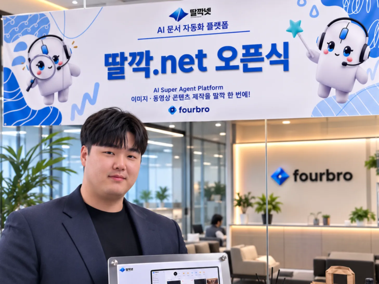 포브로, AI 업무 자동화 플랫폼 ‘딸깍.net’ 정식 오픈.png