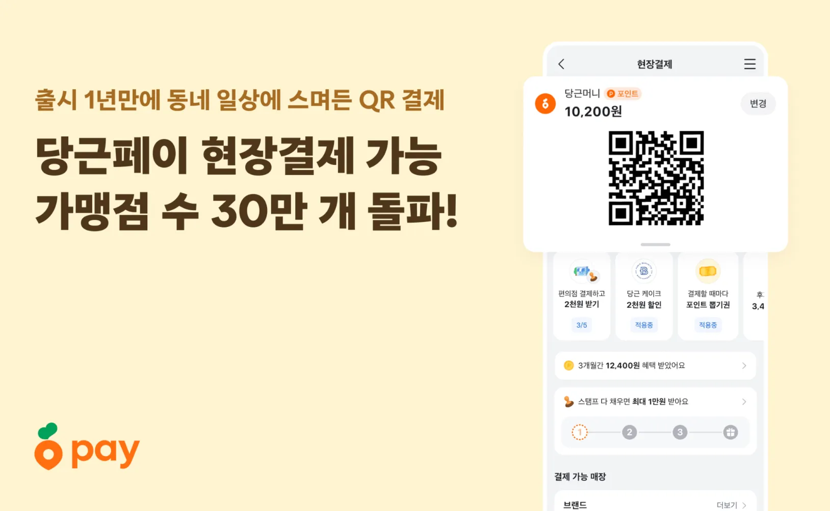 당근페이 현장결제, 출시 1년 만에 가맹점 30만곳 돌파.png